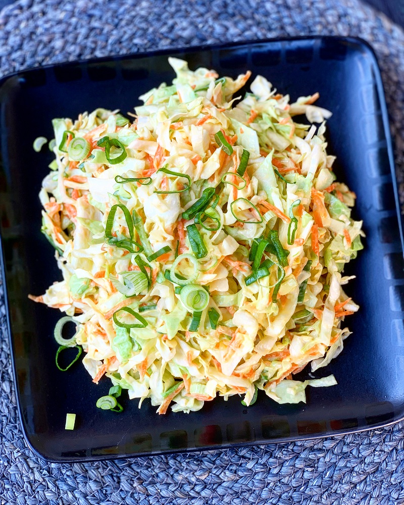 simple coleslaw salad